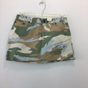 NEW Abercrombie & Fitch Girls Camo Mini Skirt 16